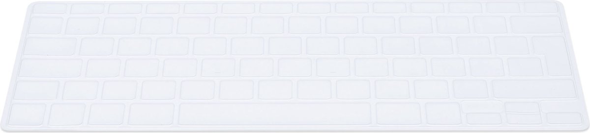 kwmobile siliconen toetsenbordbeschermer QWERTY (Russisch) voor Apple MacBook Air 13''/Pro Retina 13''/15'' (bis Mitte 2016) A1369, A1466, A1502, A1425, A1398 - Keyboard cover in transparant