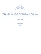 Travelling in China - Travel Guide of Fujian, China