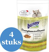 Bunny Nature Dwerghamsterdroom Basic - 4 x 600 g