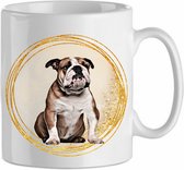 Mok Engelse Bulldog 1.8 | Hond| Cadeau| Cadeau | Beker 31 CL