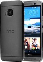 HTC One M9 Hoesje - Rock - Ultra Thin Serie - TPU Backcover - Zwart - Hoesje Geschikt Voor HTC One M9