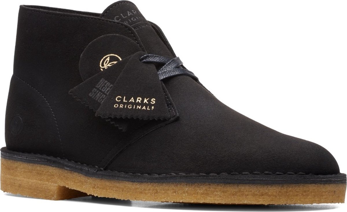 woede Huiswerk aanklager Clarks - Heren schoenen - Desert Boot - G - Zwart - maat 9 | bol.com