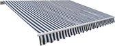 Everest Luifel uitschuifbaar 400 cm marineblauw en wit