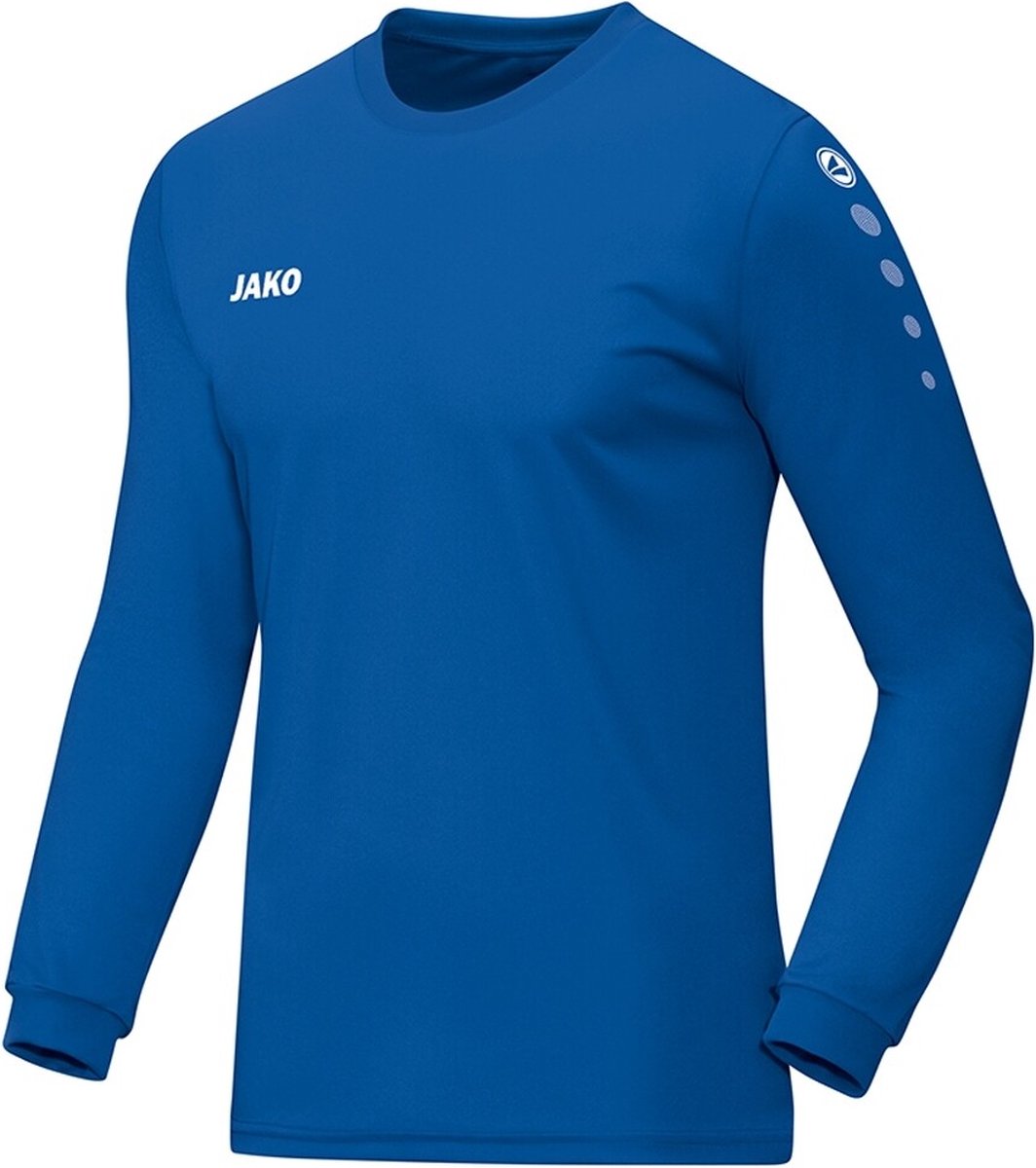 Jako - Shirt Team LS Junior - Voetbalshirt Blauw - 164 - Blauw