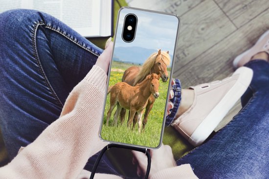 Siliconen avec Paarden Convient Berg iPhone