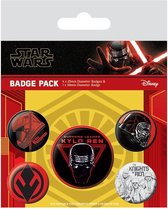 Star Wars: The Rise of Skywalker - Pack 5 Badges - Sith