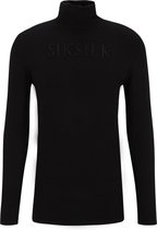 Siksilk shirt Zwart-Xl
