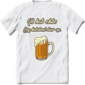 Ik Heb EHBO T-Shirt | Bier Kleding | Feest | Drank | Grappig Verjaardag Cadeau | - Wit - M