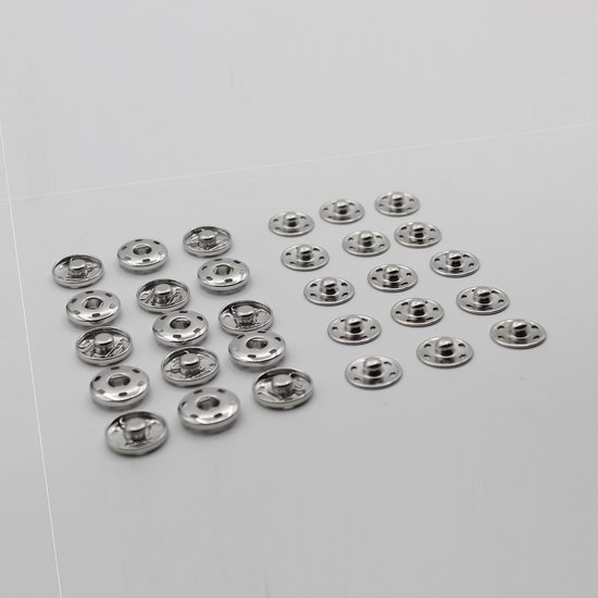 10 Metalen Knopen – Zilverkleurig – Eendmotief – 15 Mm Of 20 Mm – Oogknopen Om Te Naaien – Voor Dirndl, Vest, Tassen – Made In Germany