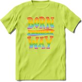 Born This Way | Pride T-Shirt | Grappig LHBTIQ+ / LGBTQ / Gay / Homo / Lesbi Cadeau Shirt | Dames - Heren - Unisex | Tshirt Kleding Kado | - Groen - L