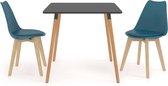 Decoways - 3-delige Eethoek turquoise