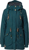 Ragwear winterparka elsie Donkergroen-Xs