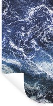 Muurstickers - Sticker Folie - Natuursteen - Zee - Marmer - 40x80 cm - Plakfolie - Muurstickers Kinderkamer - Zelfklevend Behang - Zelfklevend behangpapier - Stickerfolie