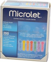 Microlet Lancetten - Diversen kleuren  200 St