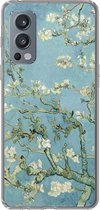Geschikt voor OnePlus Nord 2 5G hoesje - Amandelbloesem - Van Gogh - Kunst - Siliconen Telefoonhoesje