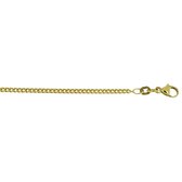 Gouden Gourmette Ketting 2 mm 46 cm 14 karaats