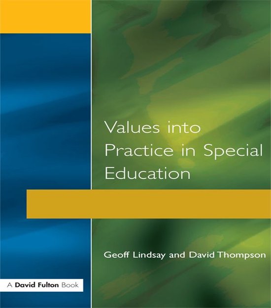 Values into Practice in Special Education - cover