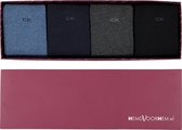 Cadeaubox Calvin Basic Box; 8 paar Calvin Klein sokken zwart - blauw - bruin en grijs -  Maat: 39-42