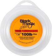 Black Magic Tough Fluorocarbon Trace - 100lb - 25m - Leader - Transparant