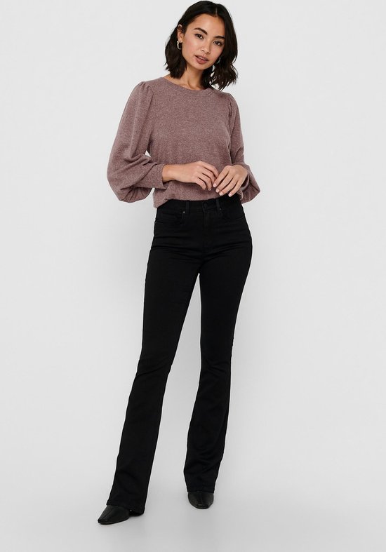 Only Royal Life Jeans évasé taille haute pour femme - Taille XS X L34