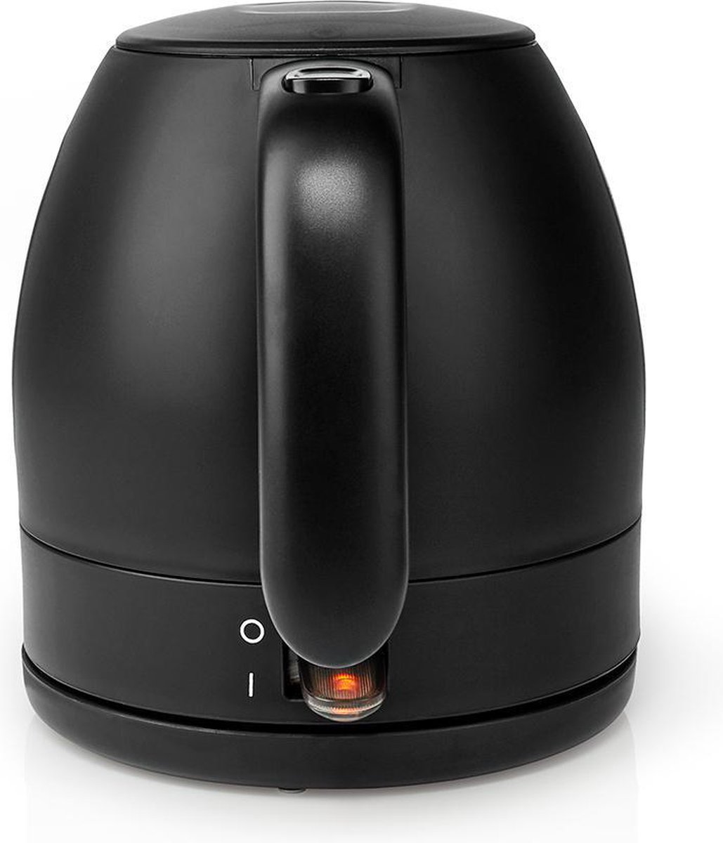 Nedis Waterkoker - 1.0 l - Kunststof - Zwart - 360 graden draaibaar - Verborgen verwarmingselement - Strix-controller - Droogkookbeveiliging — afbeelding 3