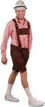 Boeren Tirol & Oktoberfest Kostuum | Rood Wit Geblokte Bierfeest Blouse Sieger Man | Maat 54 | Bierfeest | Verkleedkleding