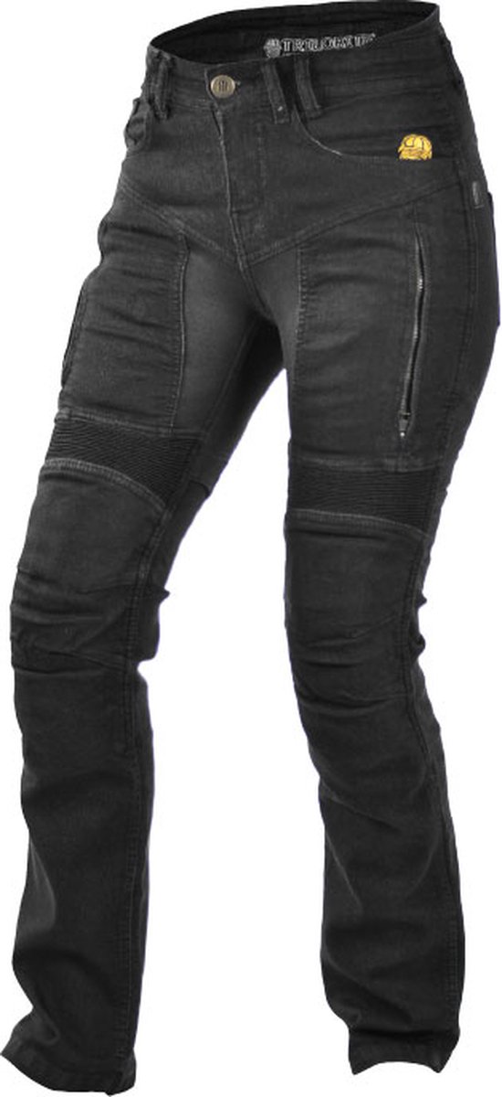Trilobite 661 Parado Regular Fit Ladies Jeans Long Black Level 2 32