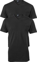 Alan Red - T-Shirt V-Hals Vermont Zwart (2pack) - Heren - Maat L - Regular-fit