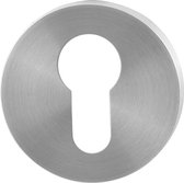 GPF0902.00 RVS geborsteld cilinderrozet rond 50x8mm