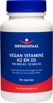 Orthovitaal Vegan Vitamine K2 100mcg & D3 50mcg 60 vegicaps