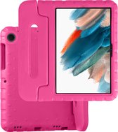Hoesje Geschikt voor Samsung Galaxy Tab A8 Hoesje Kinder Hoes Shockproof Cover - Kindvriendelijke Hoesje Geschikt voor Samsung Tab A8 Hoes Kids Case - Roze