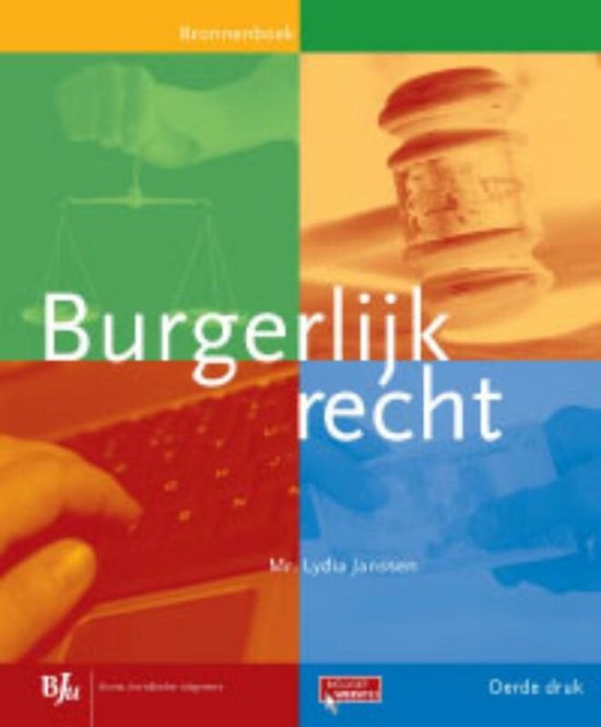 Burgerlijk recht Bronnenboek - cover