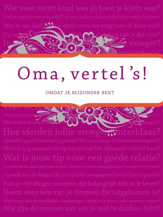 Cover van het boek 'Oma vertel 's (limited edition)' van E. van Vliet
