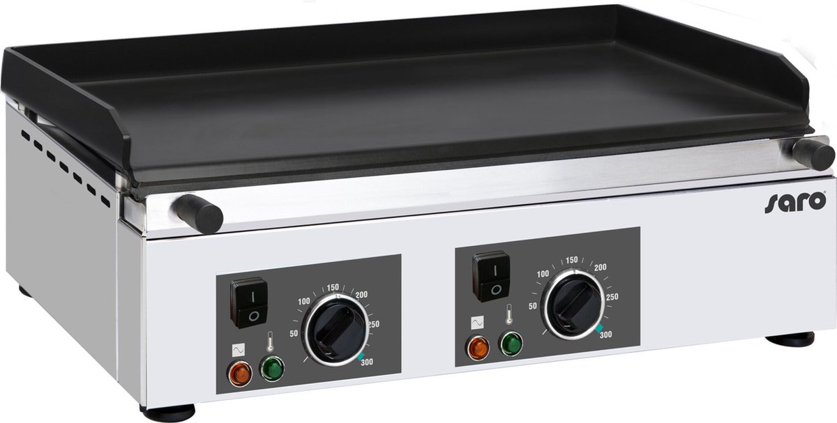 Saro Elektrische grillplaat, bakplaat tafelmodel - Model GPK 600