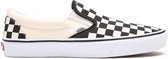 Vans Checkerboard Classic Slip-On Sneaker - Black / Off White - Maat 44
