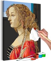 Doe-het-zelf op canvas schilderen - Simonetta Vespucci.