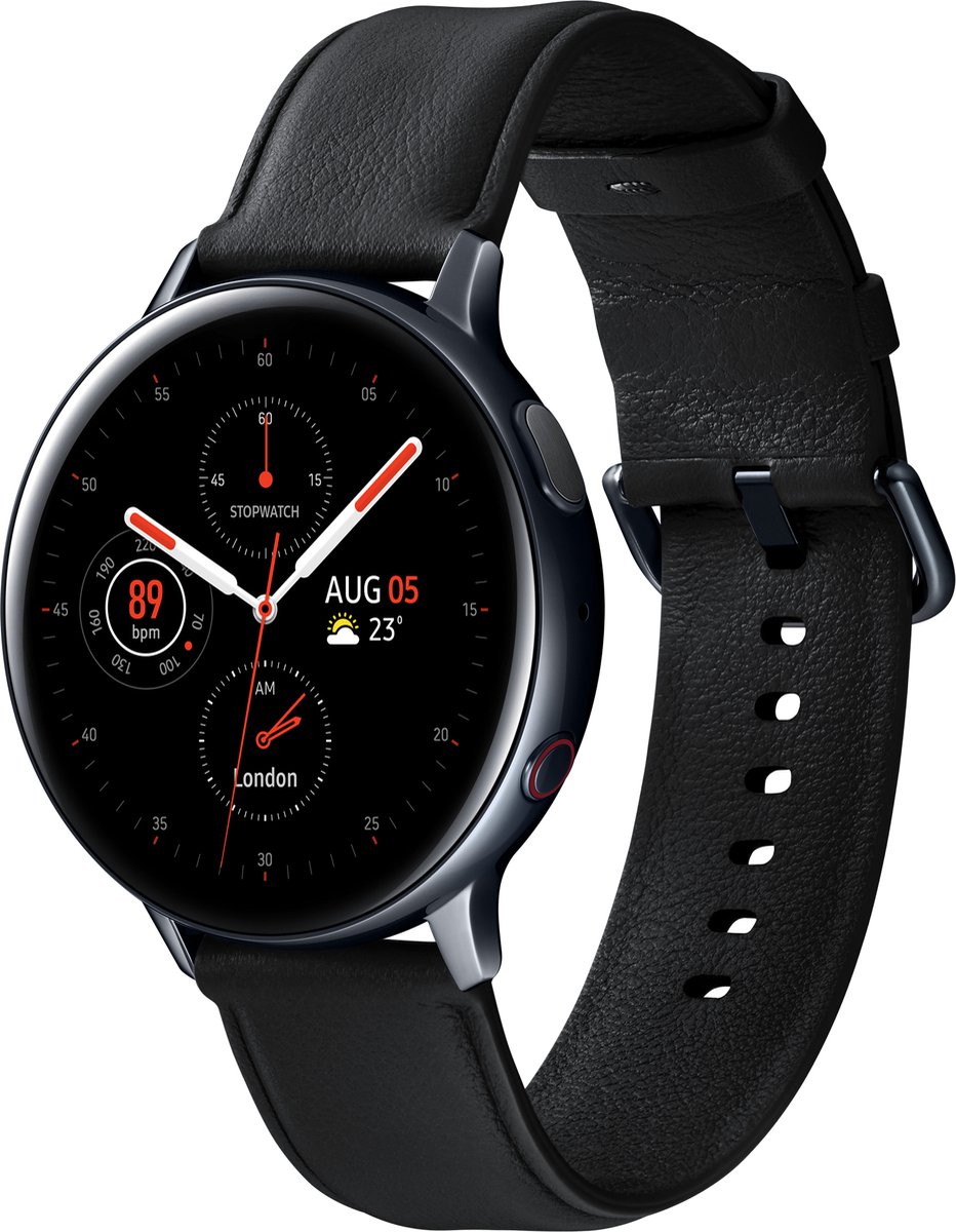 Samsung Galaxy Watch Active2 LTE Black, SM-R825, SmartWatch, 44mm,  Stainless | bol.com