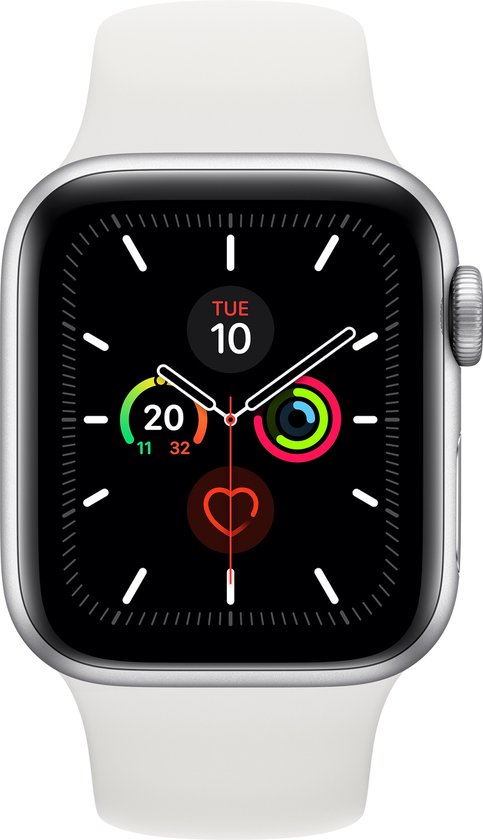 Apple Watch Series 5 - 40 mm - Wit | bol.com