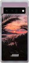 6F hoesje - geschikt voor Google Pixel 6 Pro -  Transparant TPU Case - Pretty Sunset #ffffff