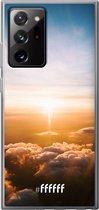 6F hoesje - geschikt voor Samsung Galaxy Note 20 Ultra -  Transparant TPU Case - Cloud Sunset #ffffff