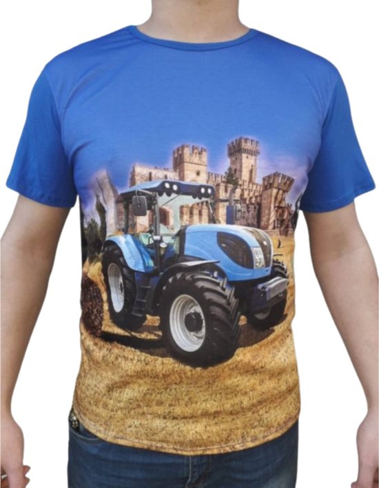 Chemise homme Blauw à tirette - s&C- T-shirts homme XXL