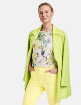 GERRY WEBER Dames Lange blazer met geweven structuur