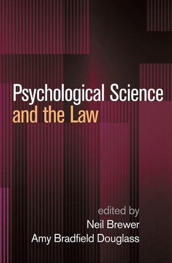 Psychological Science and the Law - cover