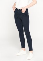 LOLALIZA Skinny broek - Marine Blauw - Maat 38