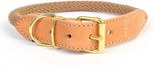 Duvo+ forest halsband l - 57-61cm/8mm taupe