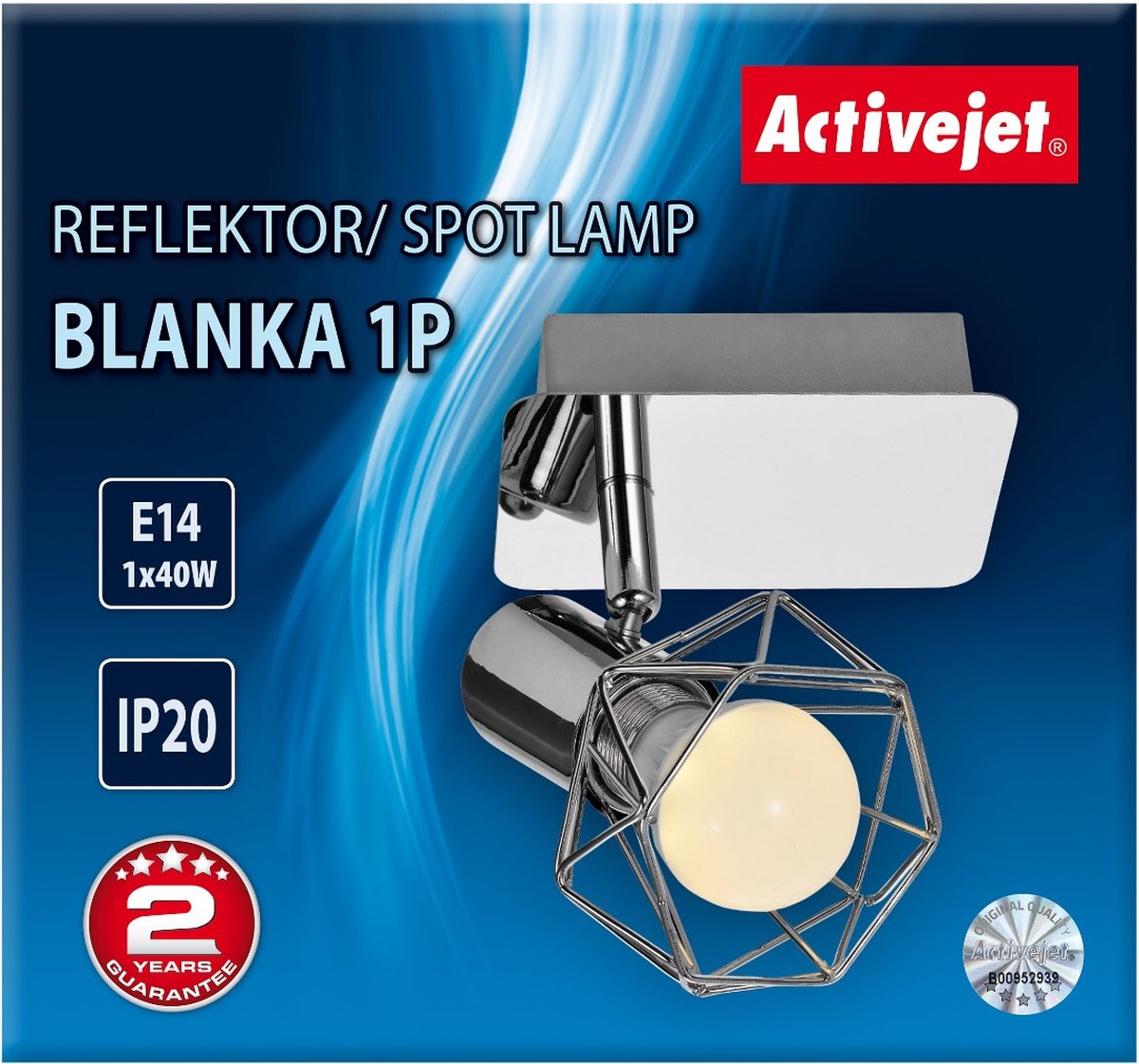 ActiveJet Aje-Blanka 1P Spotlamp.