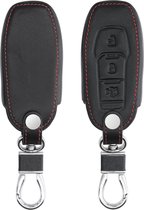 kwmobile autosleutel hoesje voor Ford 3-knops MyKey autosleutel (Key Free) - Autosleutel behuizing in zwart / rood
