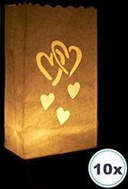 10 x Candle bag PASSIE, windlicht passie, papieren kaars houder, lichtzak,  lampion, candlebag, candlebags, sfeerlicht,  theelicht, Volanterna®
