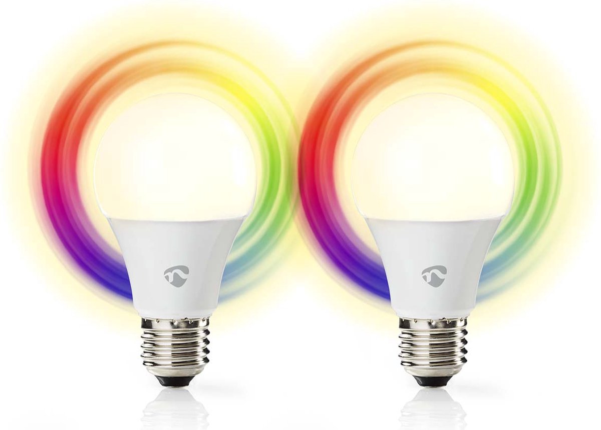 Nedis SmartLife Multicolour Lamp - WIFILRC20E27 - Wit