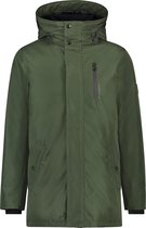 Purewhite -  Heren Regular Fit Parka  Jas  - Groen - Maat L